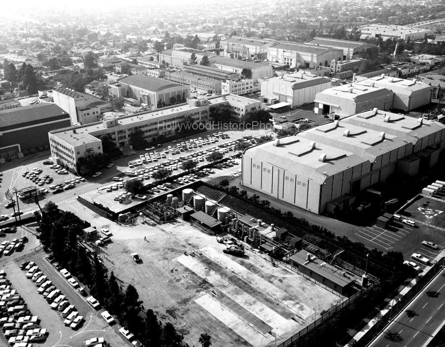 20th Century Fox 1965 Aerial of Fox Studio lot view northwest wm.jpg